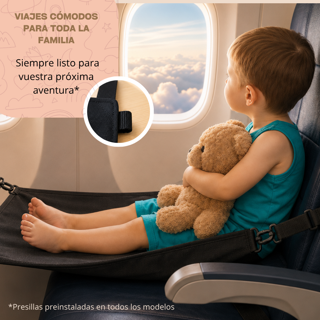 Asiento auxiliar para carrito bebé | Universal stroller toddler seat | Hamaca para viaje | Handmade | Black Vichy